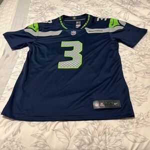 Kids Seattle Seahawks Russell Wilson Jersey XL NFL Nike On Field